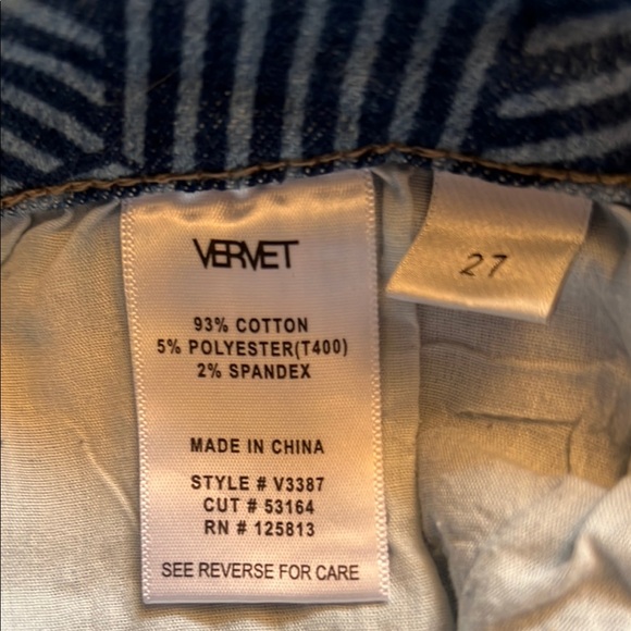 Vervet ladies Blue Flare Wide Leg Jeans - Picture 3 of 4